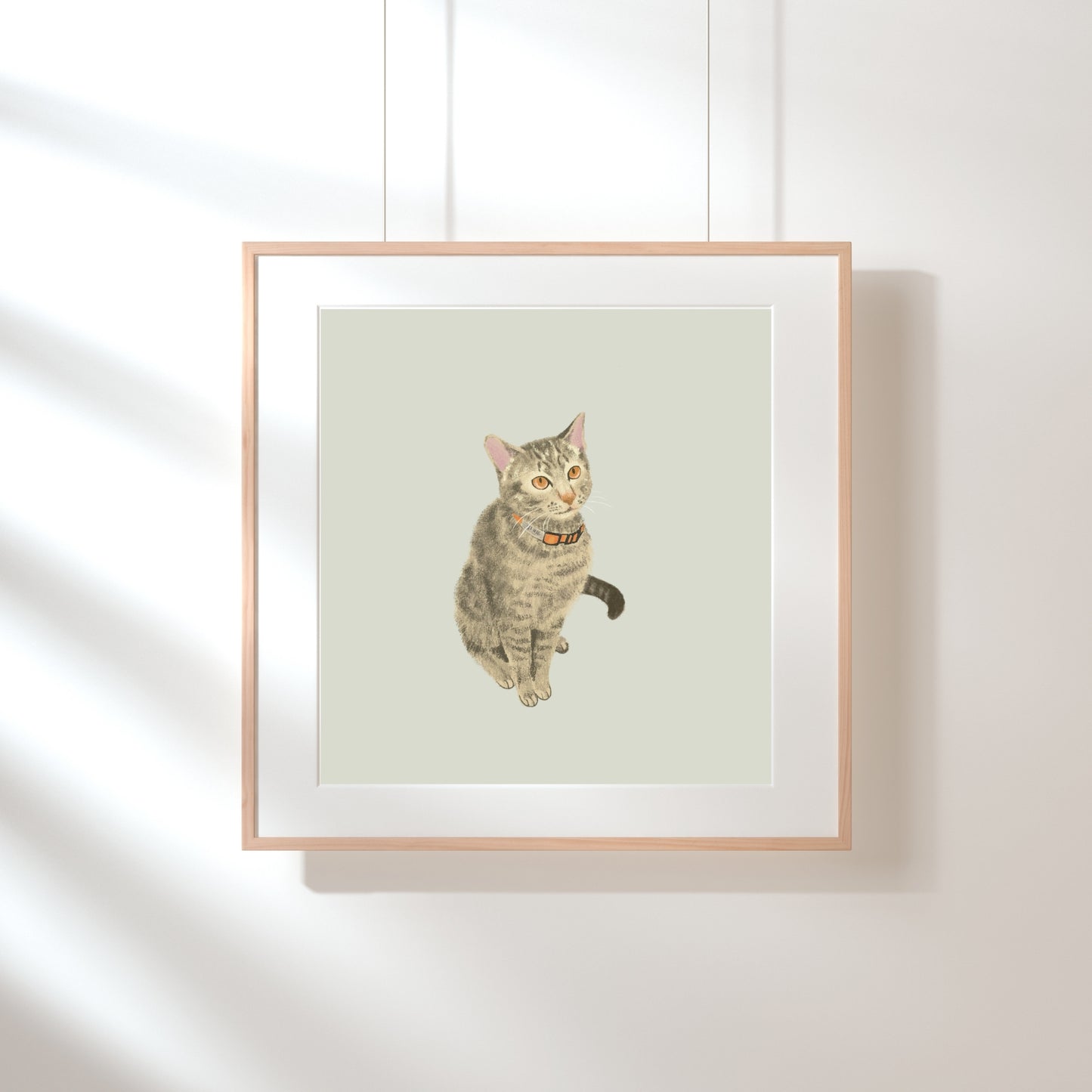 Digital Custom Pet Portrait | Realistic Ink Brush Style