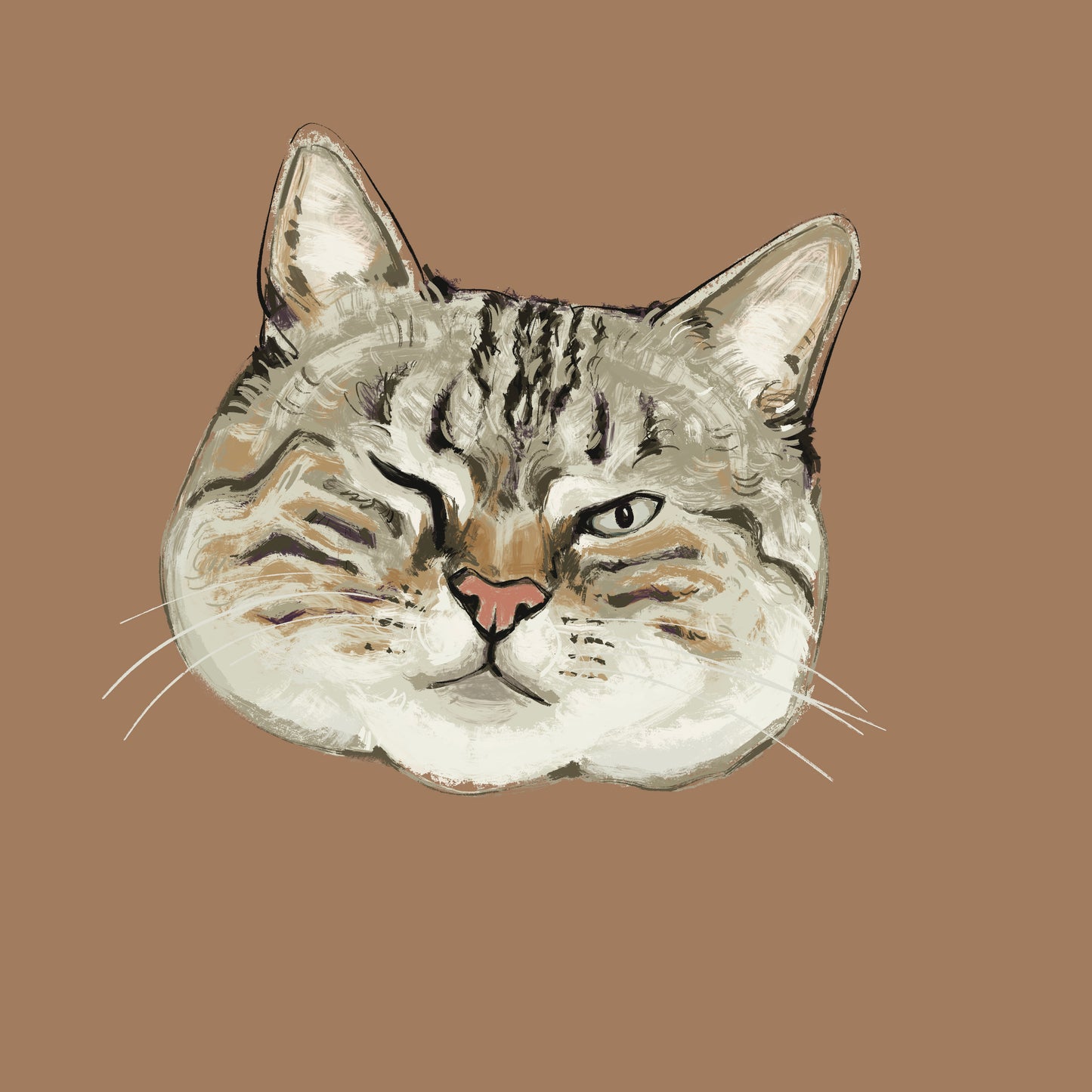 Custom Pet Portrait | Bold Style Digital Painting