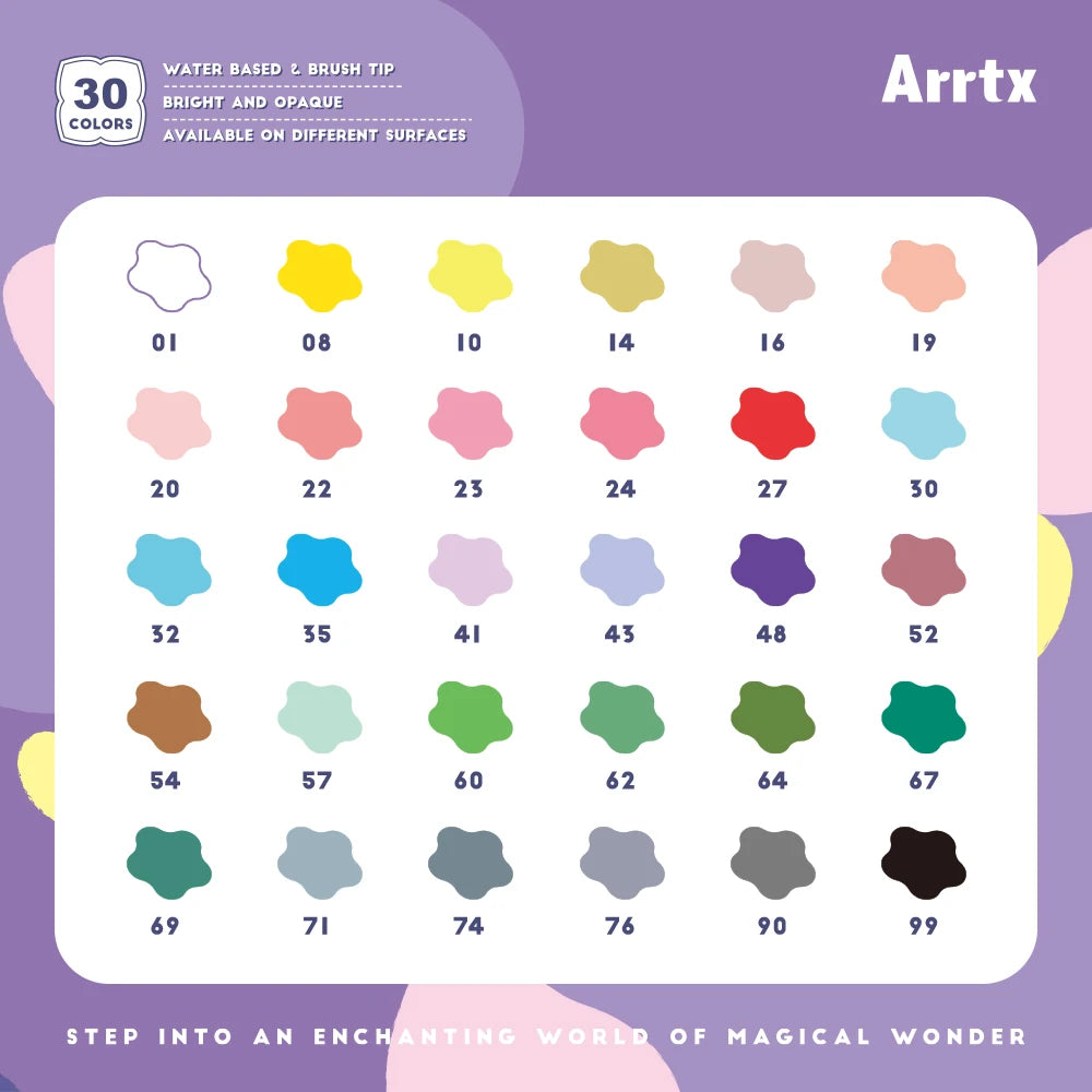 ARRTX Acrylic Paint Marker Pastel Set