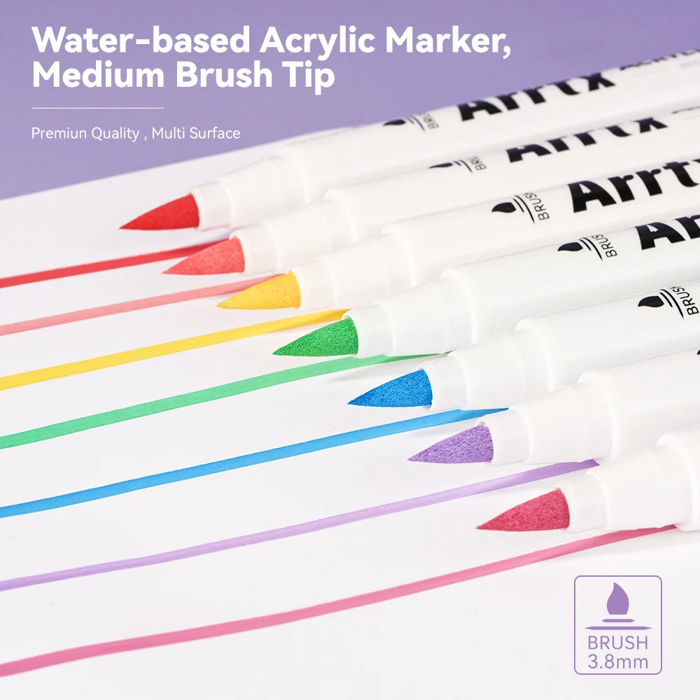 ARRTX Acrylic Paint Marker Pastel Set